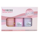 Set lacuri de unghii naturale 20-free, plant based, vegane, Pretty in Pastel - Benecos